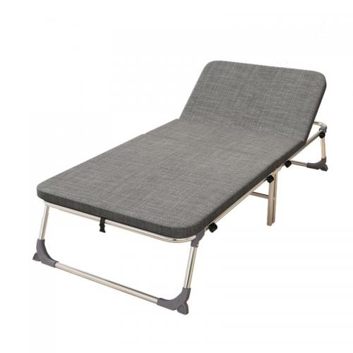 Metal & Cotton Linen adjustable Foldable Bed portable PC