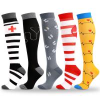 Nylon Unisex Knee Socks & sweat absorption & anti-skidding printed Lot
