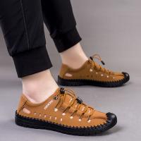 PU Leather Men Casual Shoes & breathable Pair