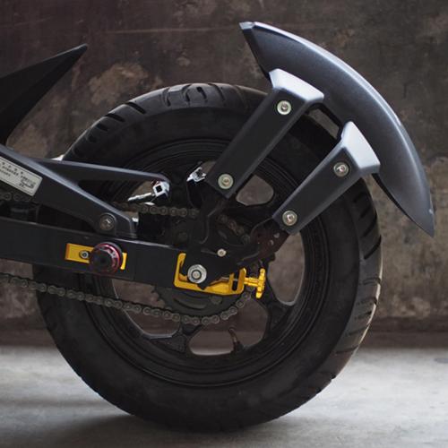 Polypropylene-PP Motorcycle Fender durable black PC