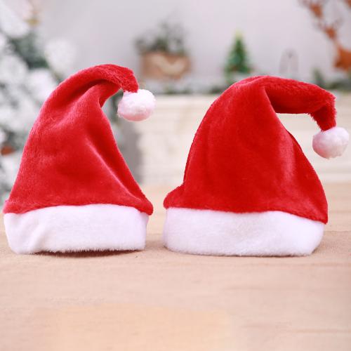 Tissu imperméable à l’eau Chapeau de Noël couleur et motif différents pour le choix : pièce