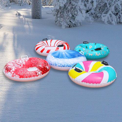PVC Inflatable Snow Tube thicken printed PC