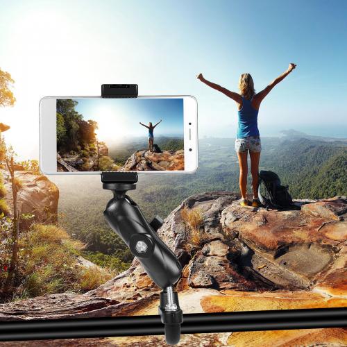 Aluminium Alloy 360degree rotation GoPro Camera Accessory Set portable black PC