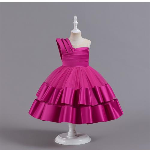 ポリエステル ガール ワンピース ドレス 選択のためのより多くの色 一つ