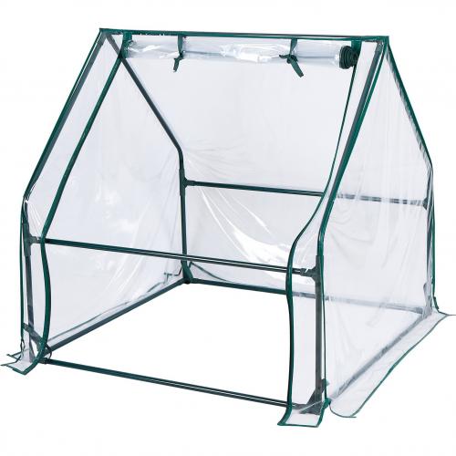 Plastic heat preservation & windproof Greenhouse transparent green PC
