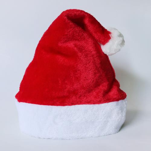 Plush & Pleuche & Non-Woven Fabrics Christmas Hat christmas design printed PC