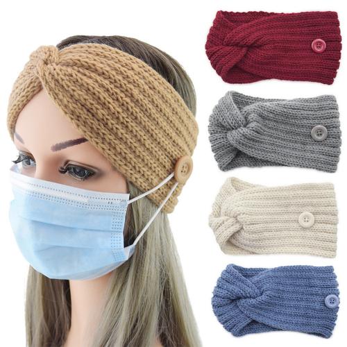 Caddice Ear Protection Hairband thermal knitted Solid PC