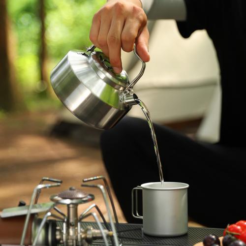304 Stainless Steel Outdoor Kettle portable PC