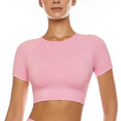Polyamide & Spandex Vrouwen Sportkleding Set Korte & Boven Solide meer kleuren naar keuze stuk