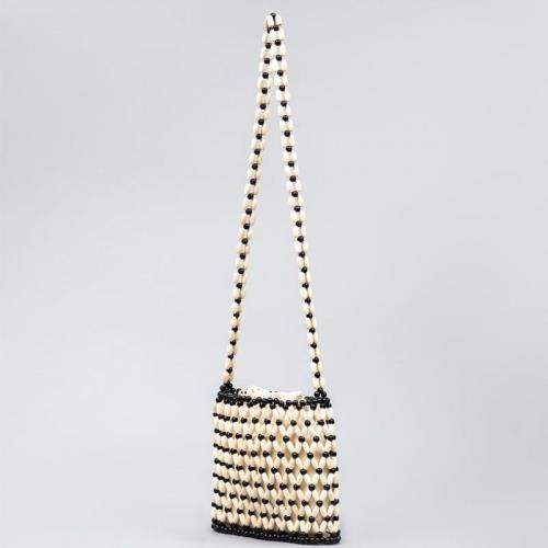 Perles en bois & Coton polyester Crossbody Bag plus de couleurs pour le choix pièce