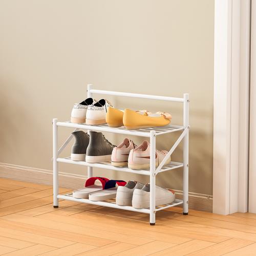Carbon Steel Multilayer Shoes Rack Organizer for storage white PC
