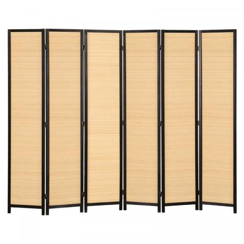 Pine & Bamboo Chips foldable Floor Screen for home decoration Solid Lot
