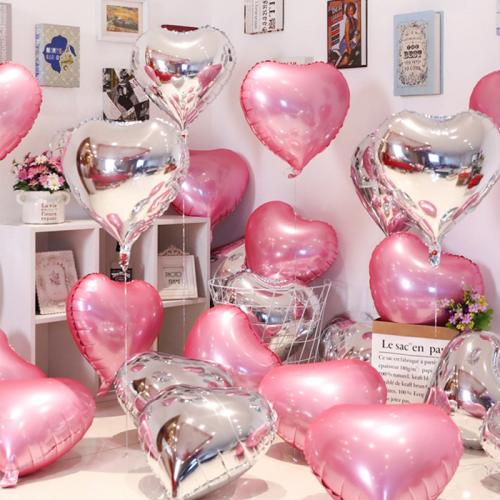 Aluminum Film Inflatable Decoration Balloon for home decoration Solid Bag