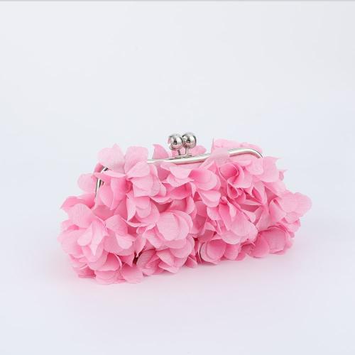 Polyester Easy Matching Clutch Bag with chain floral PC