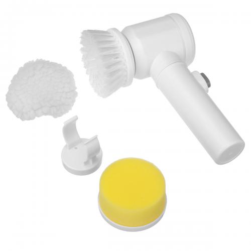 Engineering Plastics & Nylon Electric & Multifunction Cleaning Brushes white PC