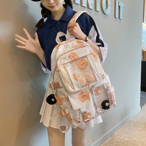 Nylon Backpack large capacity & waterproof Cartoon PC