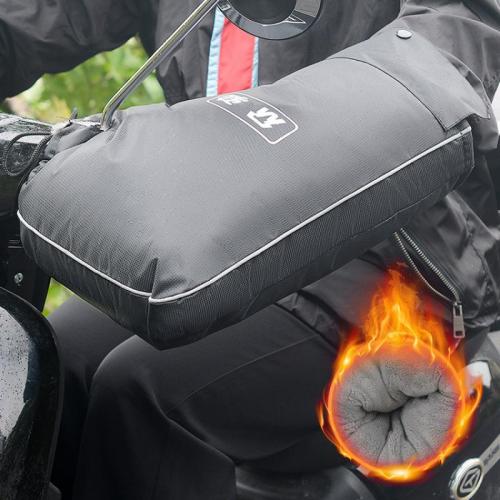 Oxford windproof Moto Gloves thicken black PC
