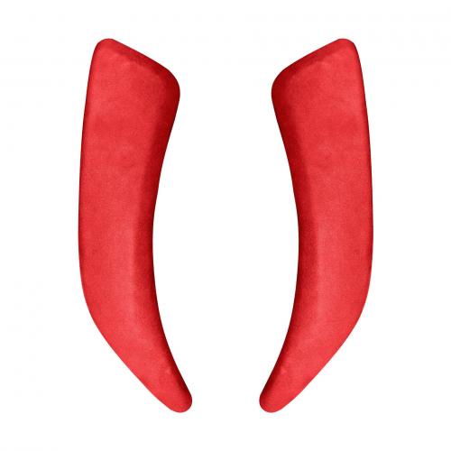 BMW 2 Series Suede Vehicle Door Handle, two piece, red, Sold By Set