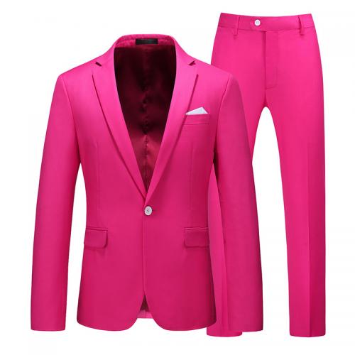 Chemische Faser Männer Anzug, Solide, mehr Farben zur Auswahl,  Festgelegt