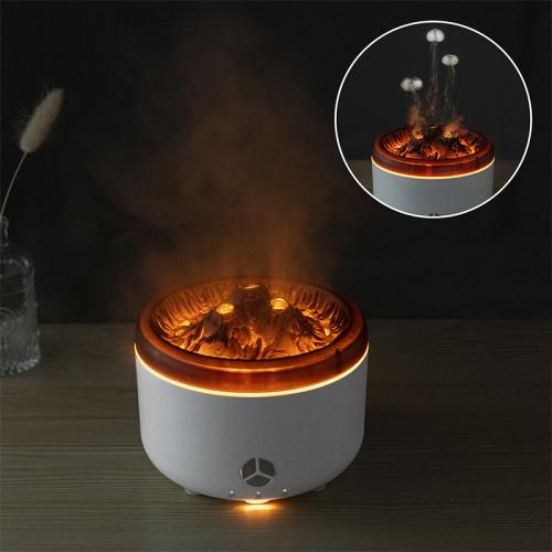 Engineering Plastics With light & Plug-In & Adjustable Light Color & timing remind & remote control Aromatherapy Humidifier PC