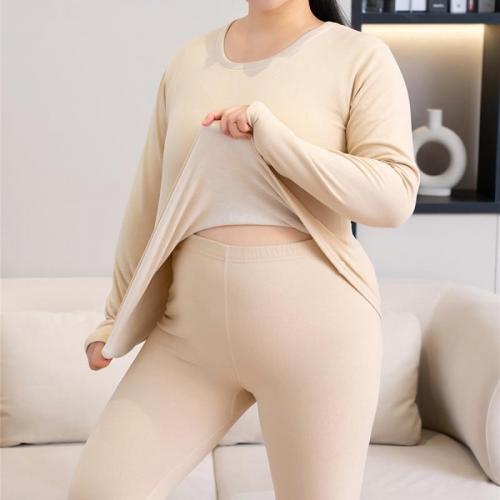 Polyester Plus Size Women Thermal Underwear Sets & thermal Set