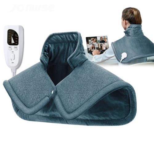 Plush Electric Warming Shawl different power plug style for choose & thermal Solid PC