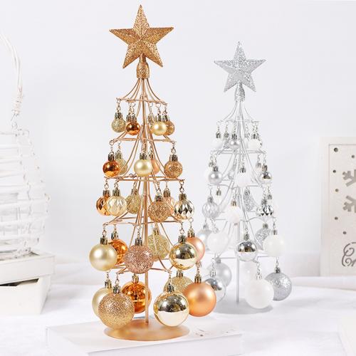 Polystyrol & Eisen Weihnachtsbaum-Dekoration, mehr Farben zur Auswahl,  Stück