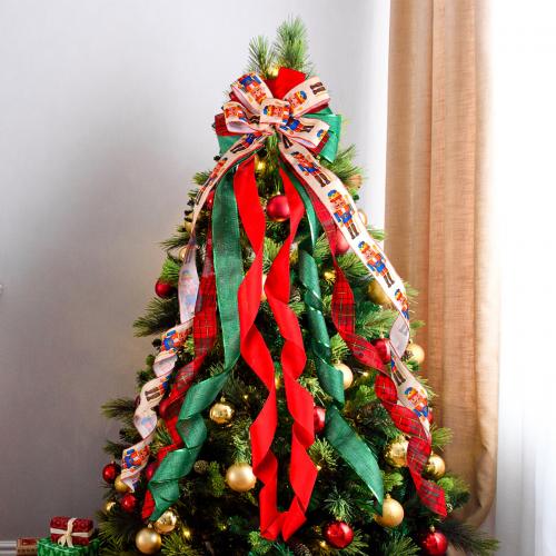 Paño Árbol de Navidad colgando de la decoración, impreso,  trozo