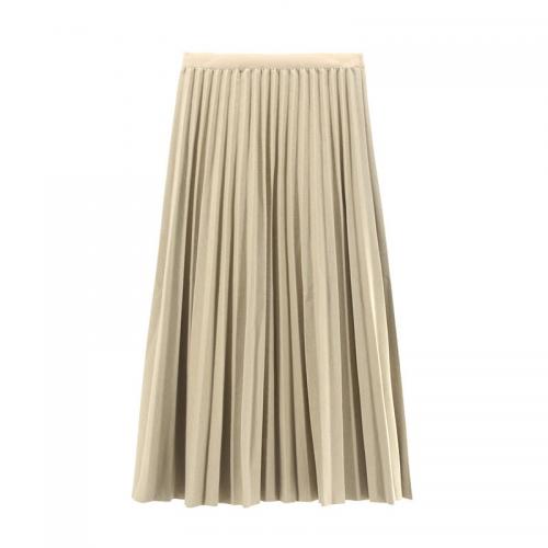 Woollen Cloth & Polyester Maxi Skirt slimming & thicken : PC