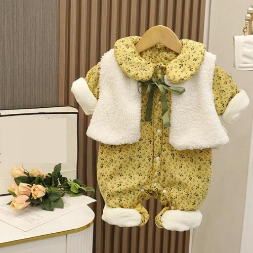 Cotton Baby Jumpsuit & two piece Solid Set