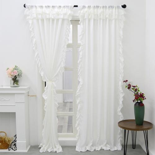 Polyester shading Curtain & sun protection white PC