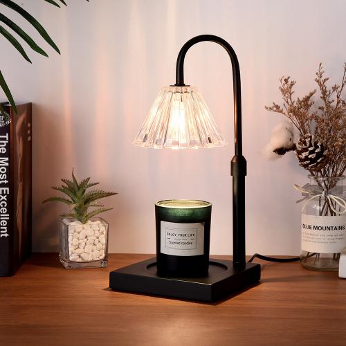 Glass & Iron adjustable light intensity Fragrance Lamps different power plug style for choose & durable PC