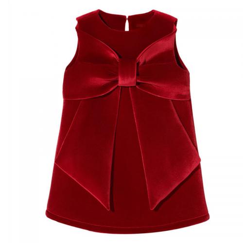 Corduroy Dívka Jednodílné šaty Pevné Rosso kus