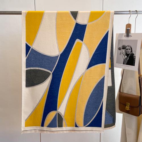 ポリエステル 女性スカーフ 印刷 混合パターン 選択のためのより多くの色 一つ