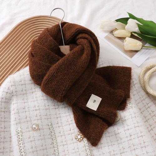 Mohair Easy Matching Women Scarf can be use as shawl & thicken & sun protection & thermal Solid PC