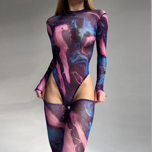 Polyester Vrouwen Jumpsuit Afgedrukt meer kleuren naar keuze stuk