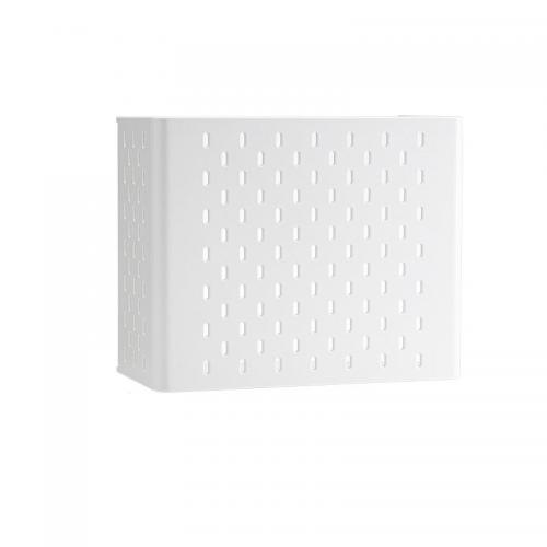 Polypropylene-PP Punch-free & Multifunction Wall Shelf for storage Solid white PC