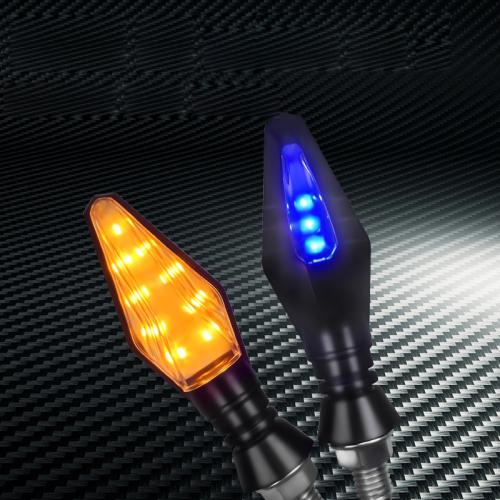 ABS Motorcycle Turn Signal Lamp durable Solid mixed colors Lot