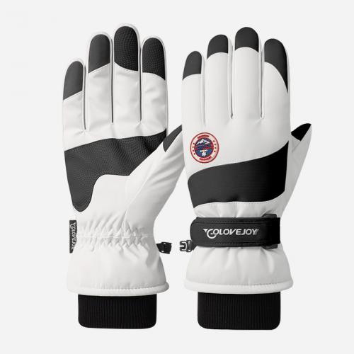 Oxford windproof & Waterproof Skiing Gloves can touch screen & thermal : Pair