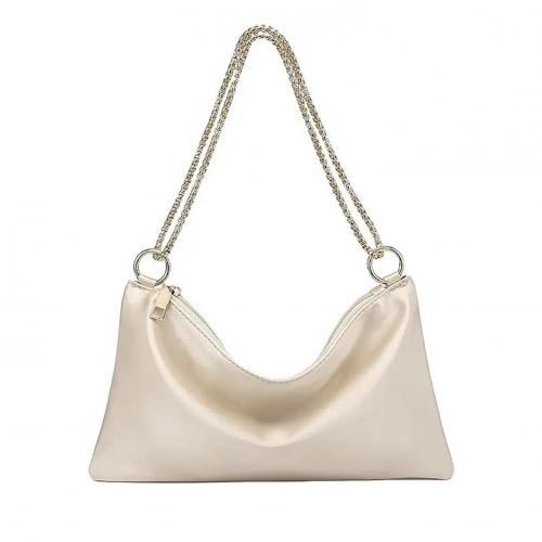 Satin Easy Matching Clutch Bag Solid PC