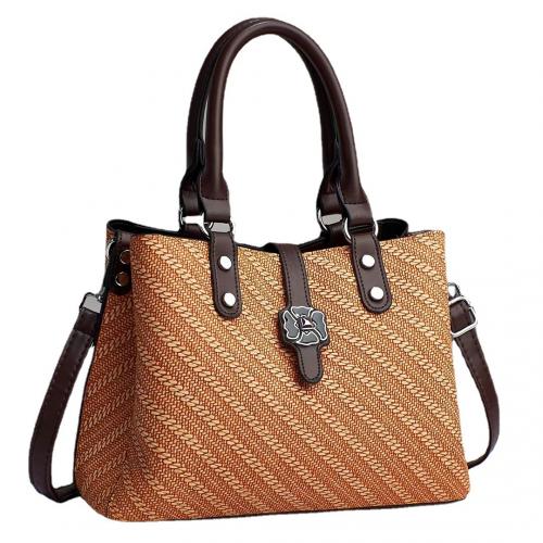 PU Leather hard-surface & Easy Matching Handbag attached with hanging strap PC