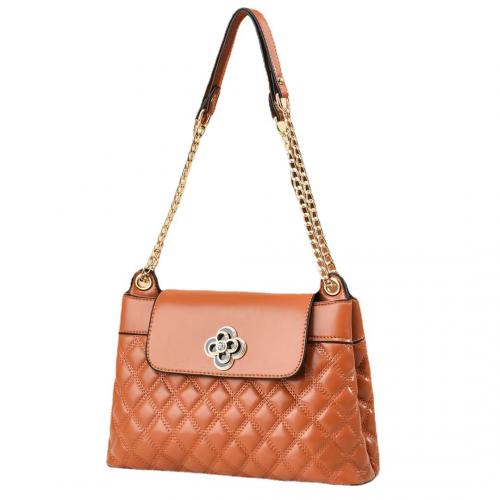 PU Leather hard-surface Shoulder Bag with chain PC