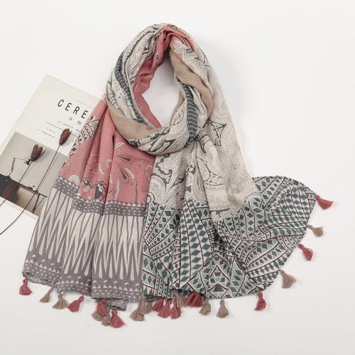 Polyester Frauen Schal, Gedruckt, unterschiedliche Farbe und Muster für die Wahl,  Stück