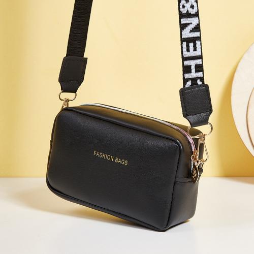 PU Leather Easy Matching Crossbody Bag soft surface & attached with hanging strap Solid PC