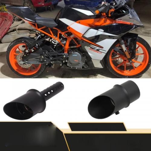 KTM250 RC390 Motorcycle Exhaust Pipe, different design for choice, , Solid, black, Sold By PC