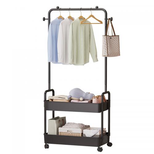 Carbon Steel Multifunction Clothes Hanging Rack for storage PC
