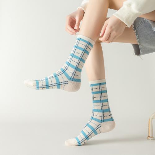Katoen Korte tube sokken Katoen Afgedrukt verschillende kleur en patroon naar keuze meer kleuren naar keuze : Paar