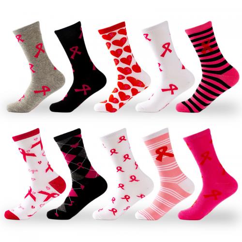 Polyester Korte tube sokken Afgedrukt ander keuzepatroon meer kleuren naar keuze : Paar