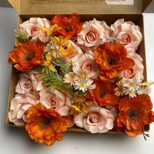 Plastic Artificial Flower for gift giving Box