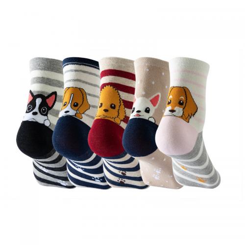Katoen Korte tube sokken Afgedrukt ander keuzepatroon meer kleuren naar keuze Paar